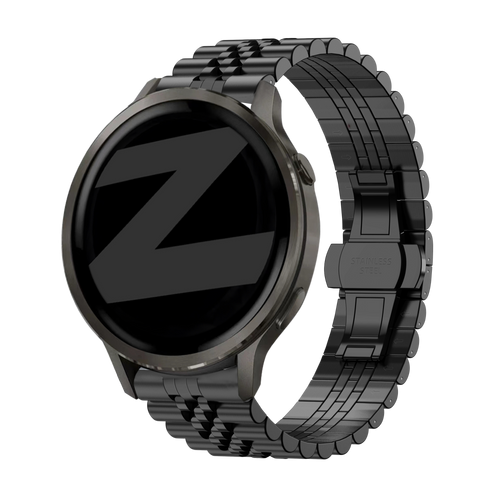 Bandz Garmin D2 Air X10 Steel Strap 'Jubilee' (Black)