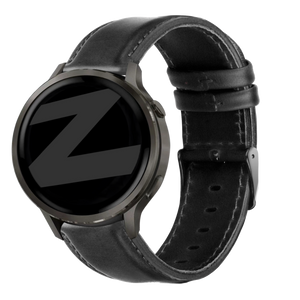 Bandz Garmin Vivoactive 3 Lederarmband 'Classic' (Schwarz)