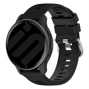 Garmin Vivomove Trend Silikonarmband (Schwarz)