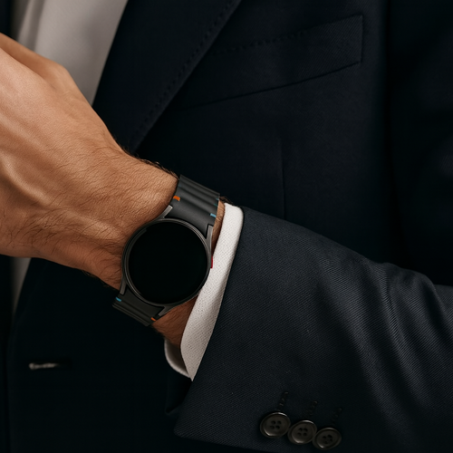Samsung Galaxy Watch 4 Classic 46mm Wave Armband (Schwarz)
