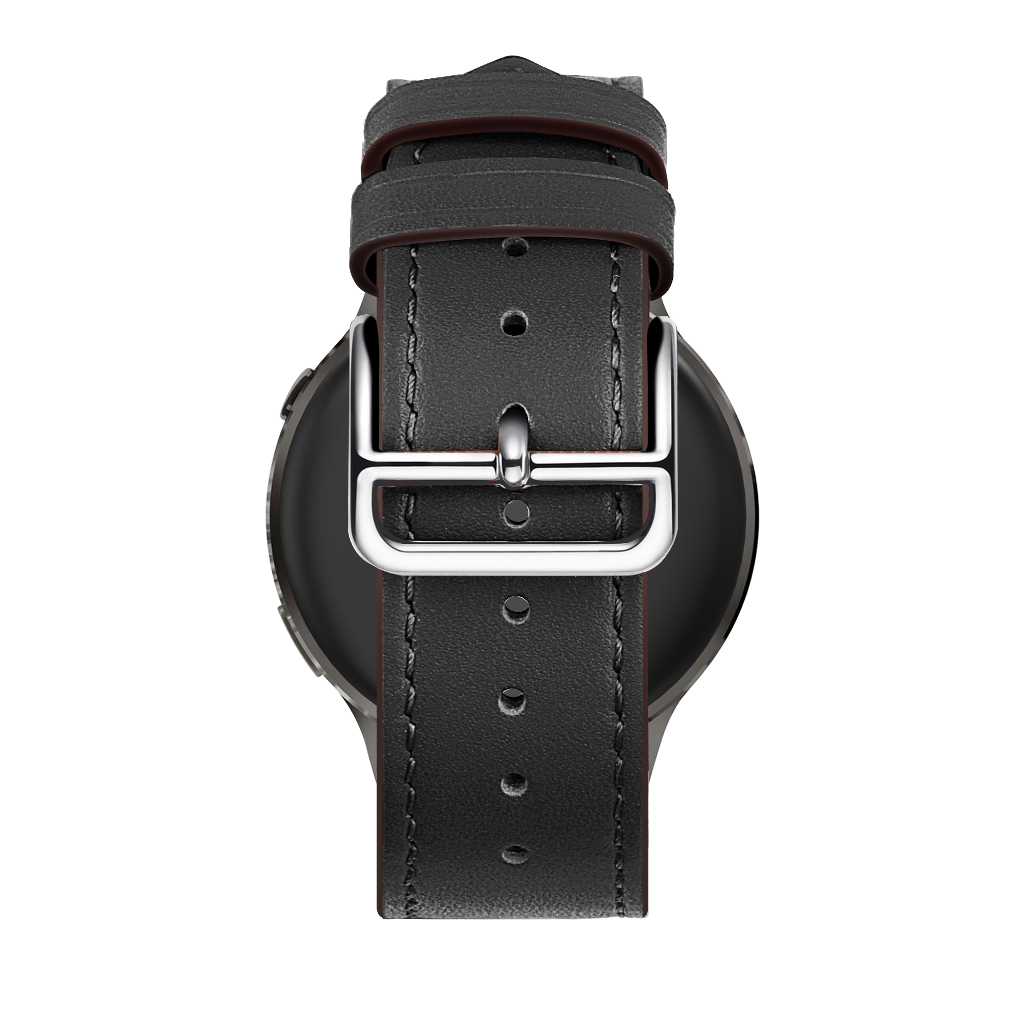 Bandz Garmin Forerunner 265s Leather Strap 'Deluxe' (Black)