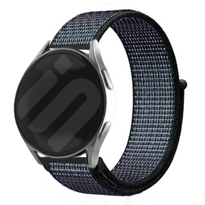 Amazfit Balance 2 Nylonarmband (Schwarz/Blau)