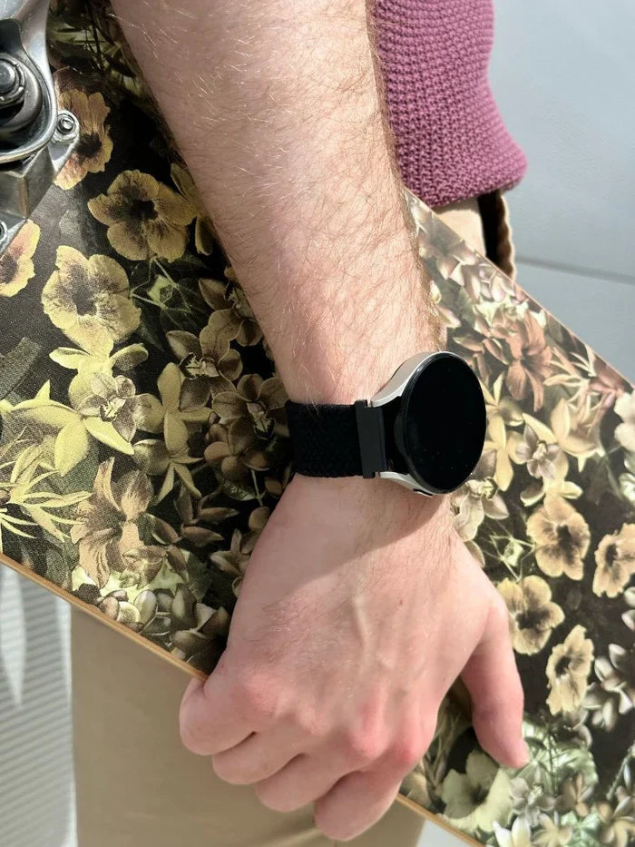 Coros Apex 2 Verstellbares Geflochtenes Armband (Schwarz)