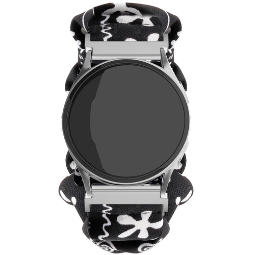 Honor Magic Watch 2 42mm Scrunchie Armband (Schwarz Mix)